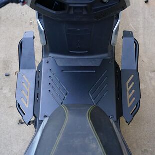 适用适用小牛FX/FXT专用下沉脚踏可调节小牛配件加厚宽体踏板改装