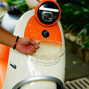 适用适用新款 Q385c透明高清仪表罩Qz3Mix防刮保护罩改 九号Q380c