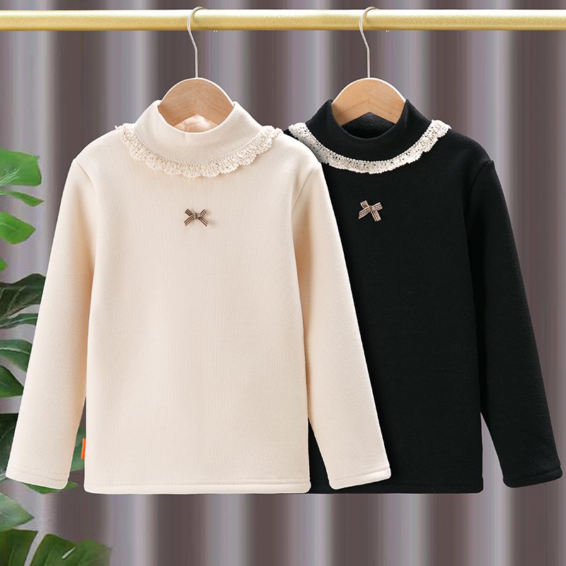 女童打底衫秋冬新款儿童洋气长袖