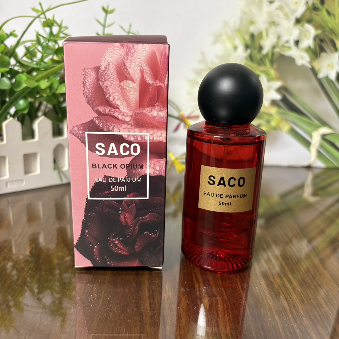 SACO香伴一生香水黑色诱惑50ml美食东方调持久淡香学生高级香水