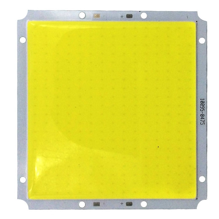100*95mm方形COB LED板面光源12V灯珠晶元芯片DIY台灯工作车灯50W