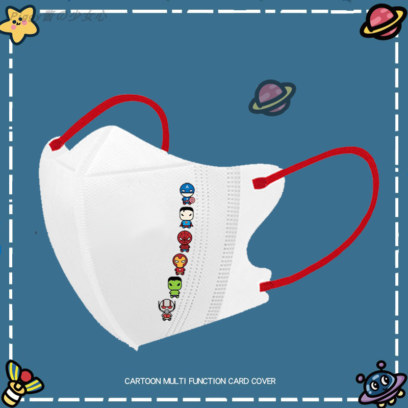 漫威钢铁儿童一次性3d立体口罩3d