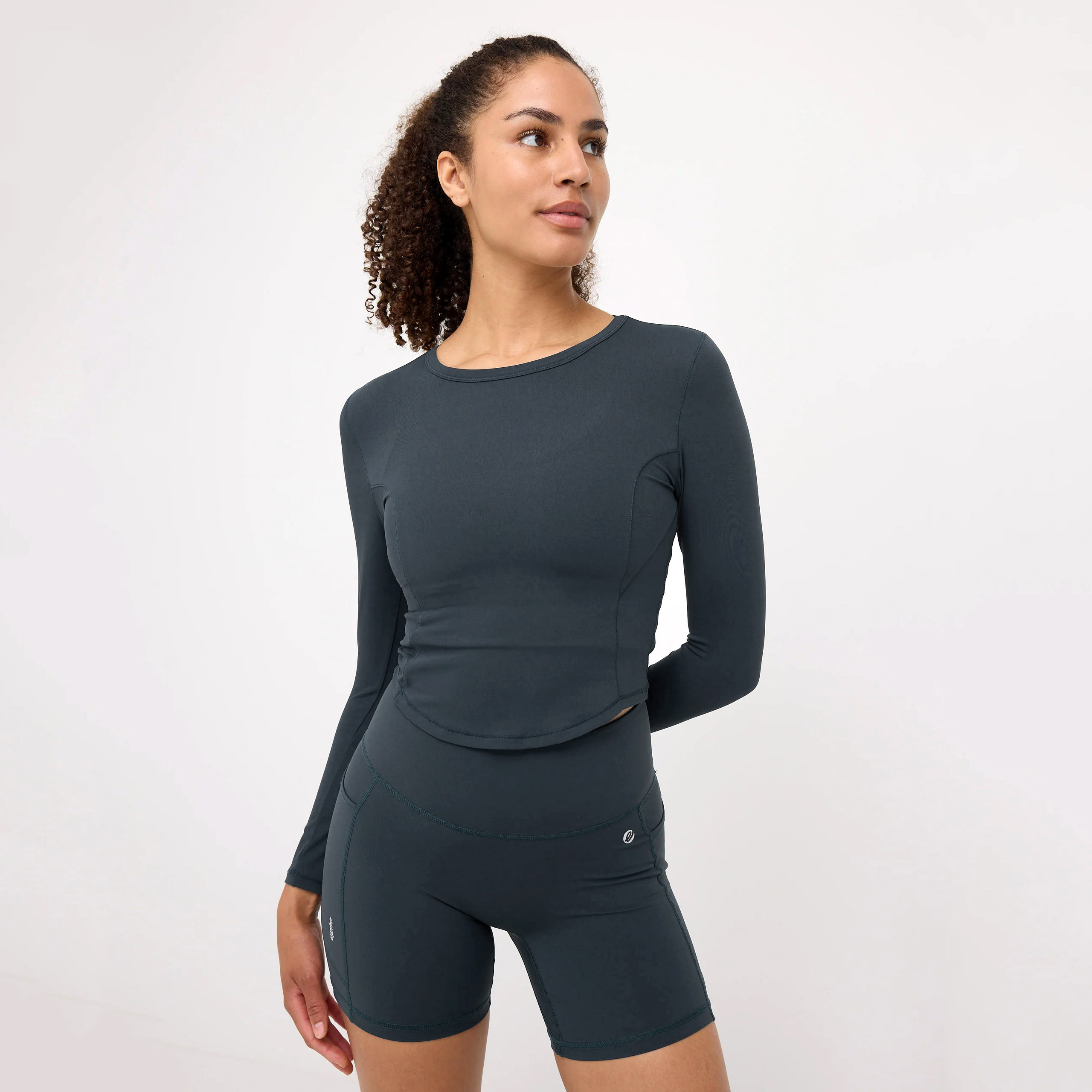 女子运动上衣杂款样版衣瑜伽健身服训练速干弹力紧身长袖T恤