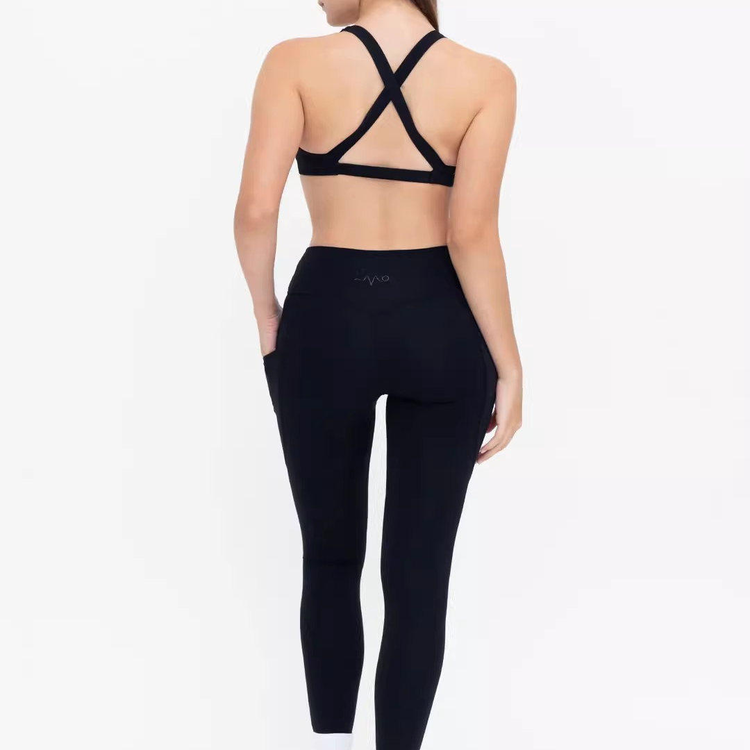 外贸瑜伽踝感亲肤紧身长裤春夏速干薄款健身无尴尬线运动弹力裤女