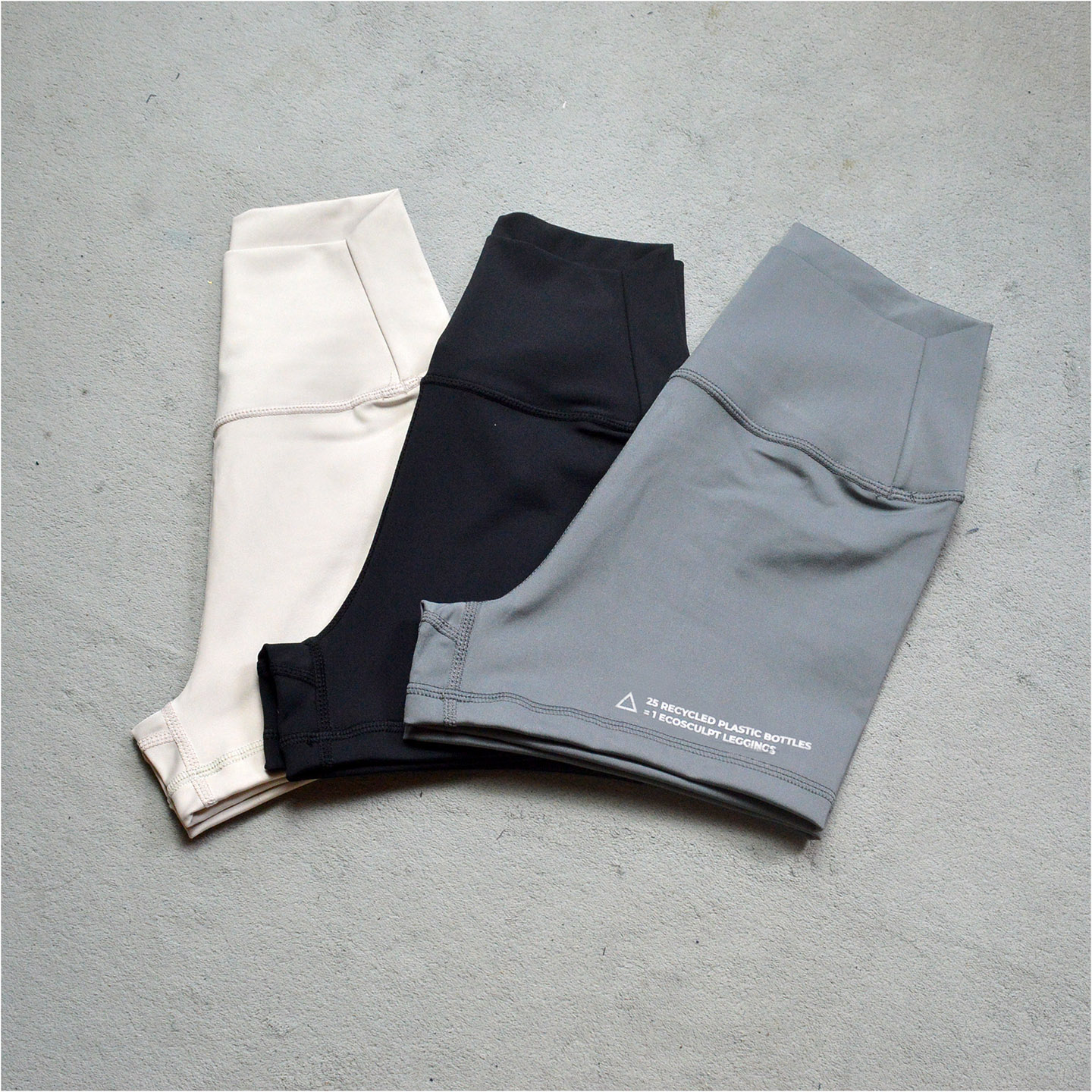 女子运动瑜伽二三短裤中高腰紧身收腰紧身普拉提健身裤