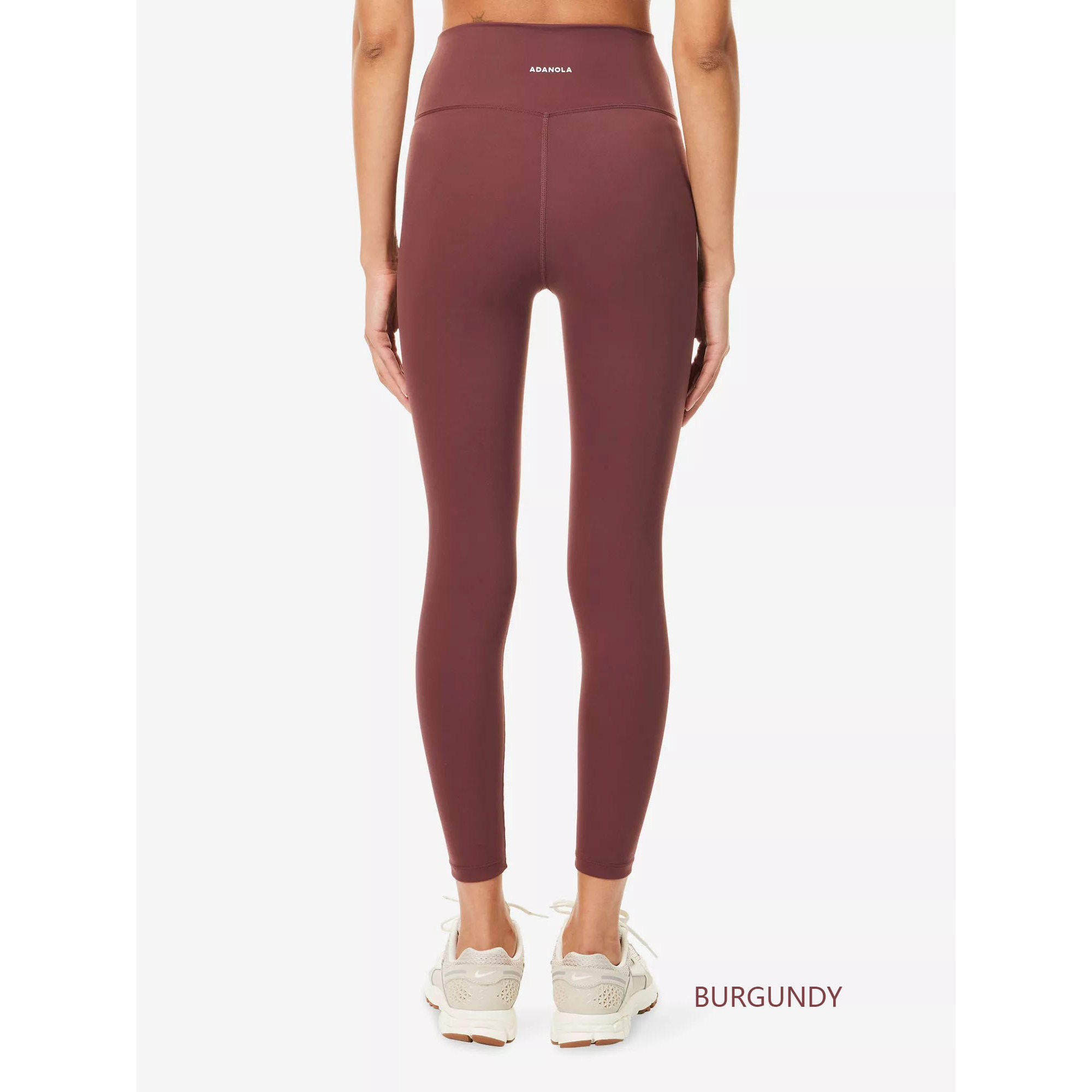 外贸瑜伽紧身7/8分女夏薄无缝高腰提压健身裤运动跑步弹力九分裤