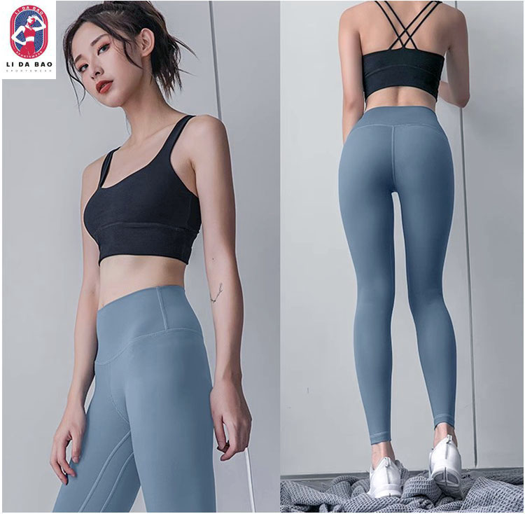 女瑜伽紧身长裤体操运动九分裤