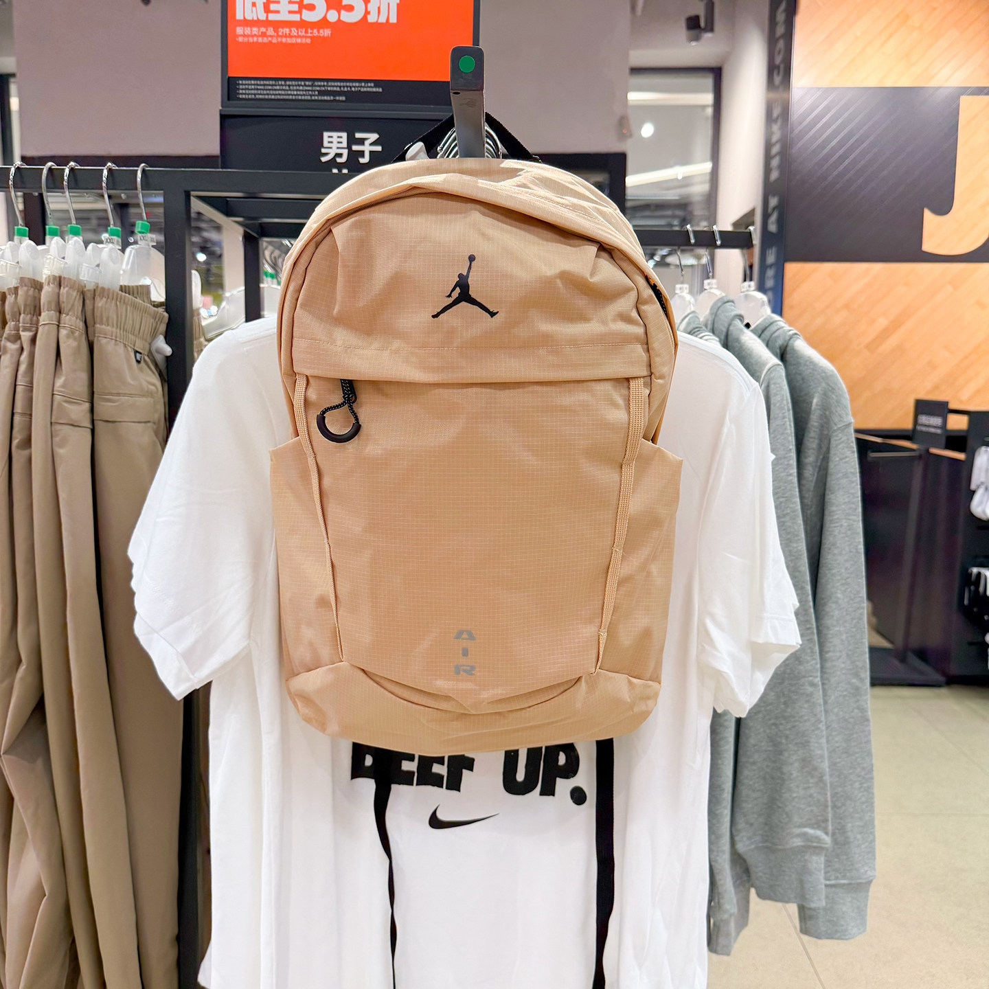 Nike耐克Jordan男女双肩包乔丹aj大容量运动休闲学生背包JA3263