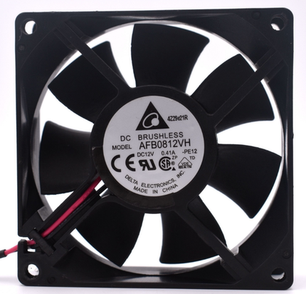 全新原装台达AFB0812H/L/M/SH/VH/HH 12V 8025 8厘米机箱散热风扇