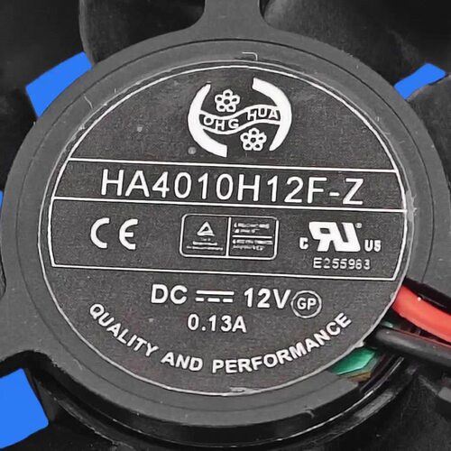 全新鸿华 HA4010H12F-Z 12V 0.13A 4010 伺服驱动器散热风扇