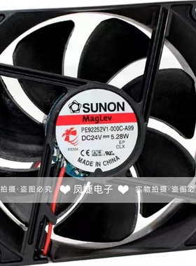原装建准SUNON PE92252B1-000C-A99 9225 24V5.28W大风量散热风扇