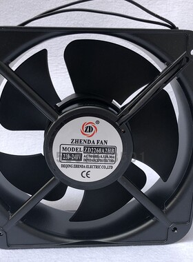 ZHENDA风机 ZD2260A2HB AC220-240V 0.32/0.30A机柜轴流风扇20060
