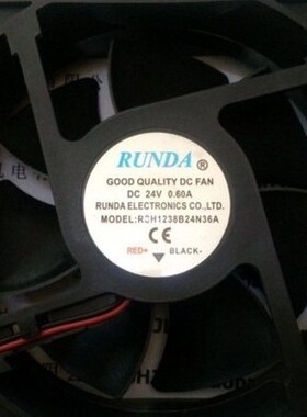 全新RUNDA RSH1238B24N36A/N30A/N31A电焊机24V风扇RS1238B24VH-S