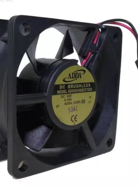 全新台湾ADDA AD06024XB257100/VB257000 6025 24V变频器散热风扇