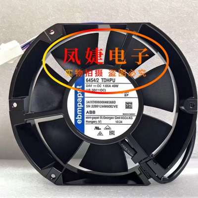 全新德国 6454/2TDHPU 24V 1.66A 40W 3AXD50000049368D 散热风扇