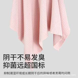 严选抗菌华夫格干发帽女超强吸水干发巾高颜值速干加厚包头干发帽