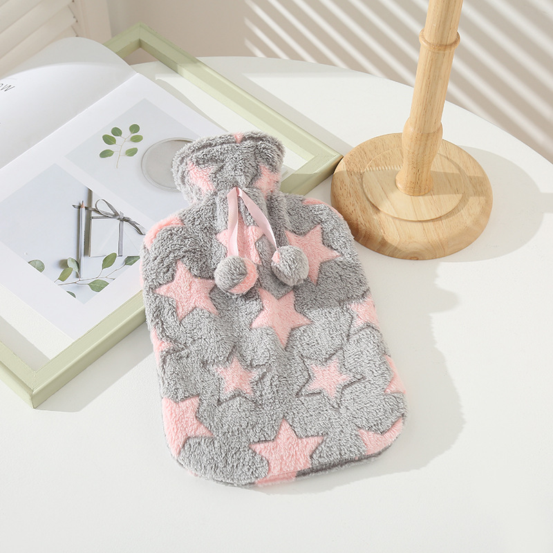 热水袋注水毛绒暖手大号暖手宝冬季防爆女生暖身用暖水袋防爆升级