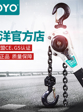 TOYO/东洋 手扳葫芦起重环链葫芦0.8吨1.6T3米日本手动链条葫芦