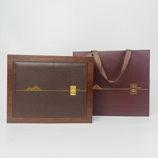 新款半斤一斤装干海参獐木海参包装礼盒实木半斤一斤装干海参礼盒