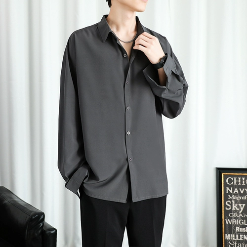 Универсальная трендовая рубашка для отдыха, белый лонгслив, короткий рукав, облегающий крой, свободный крой