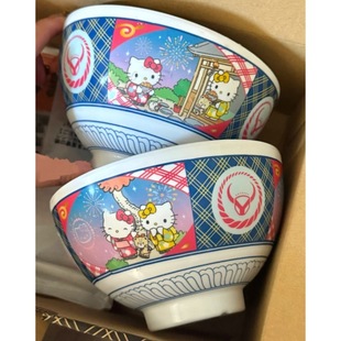 吉野家 X Hellokitty陶瓷拉面碗卡通可爱印花饭碗汤碗