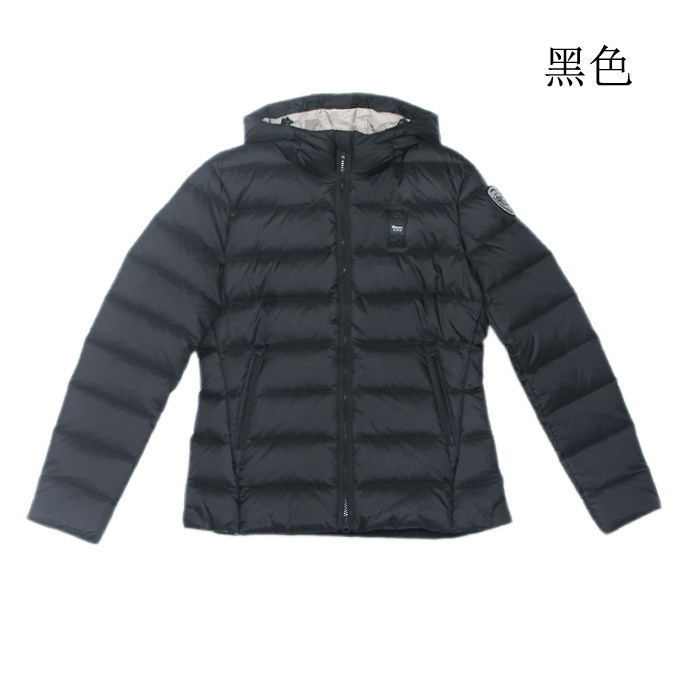 美国时尚轻奢级 加厚羽绒服女装冬季白鸭绒纯色连帽款 剪标