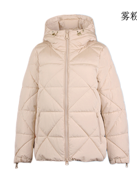 G意大利轻奢 连帽纯色保暖加厚冬季  W3628D冬装女装外套潮棉袄