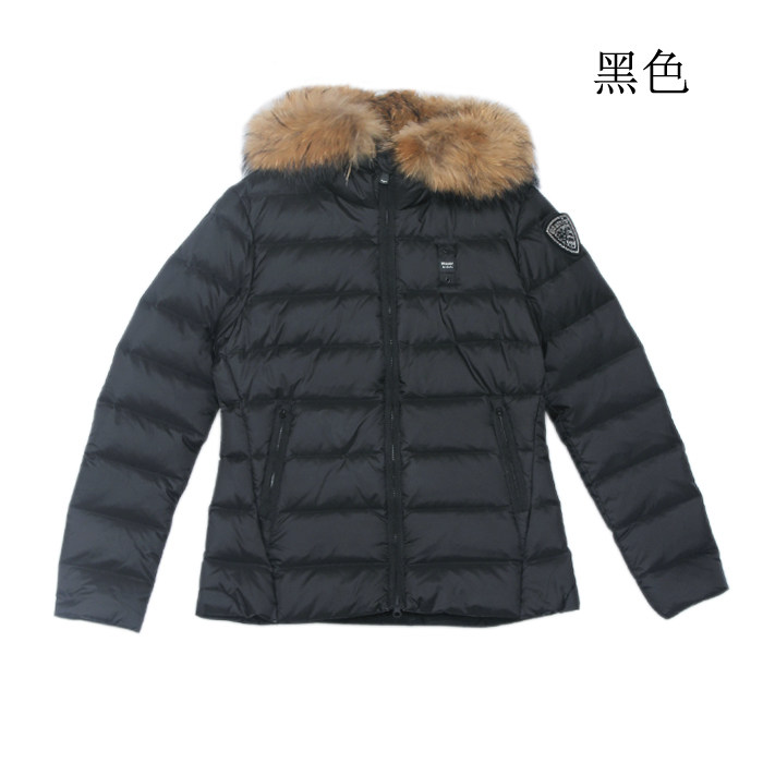 美国时尚轻奢级 羽绒服女装冬季白鸭绒纯色连帽款可卸毛领 剪标