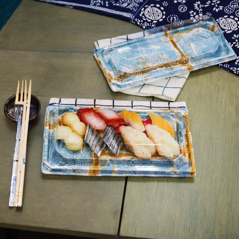长方形PET日式设计塑料透明防雾