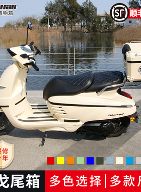 万里豪标致姜戈150摩托车尾箱电动车后备箱通用踏板非铝合金尾箱