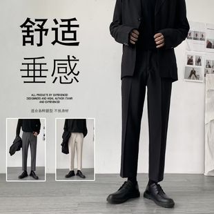 西装 外套轻熟风短袖 高级感冰丝长袖 男士 单西潮 休闲小西服夏季 薄款