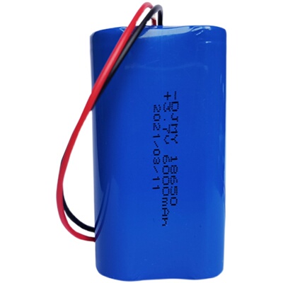 16850锂电池带线7.4筒大容量户外D音箱音响唱戏机头灯手电v3.7通