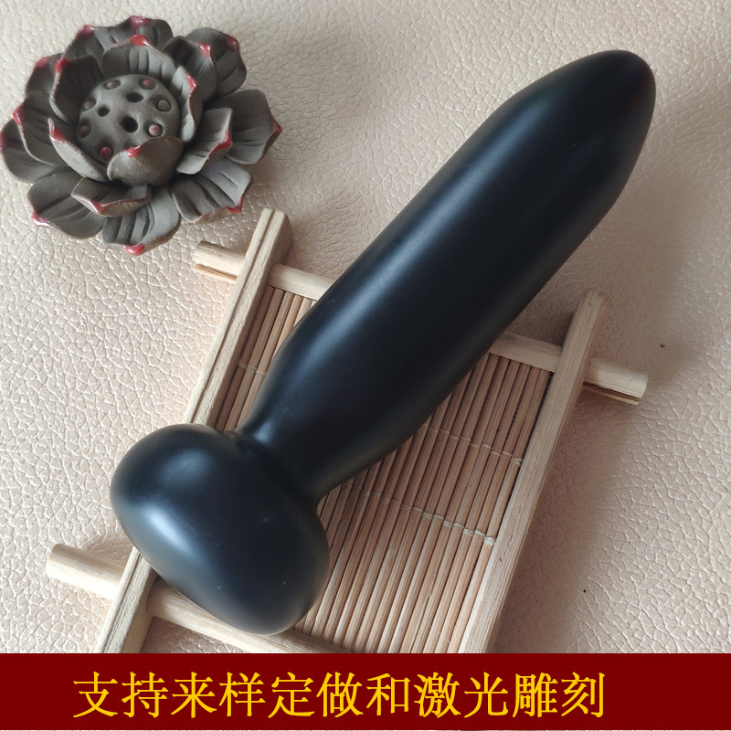 泗滨砭石天然疏通面部排毒刮痧