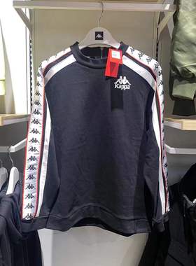 【新款现货】卡帕 Kappa Banda 串标复古运动套头卫衣|K0752WT07