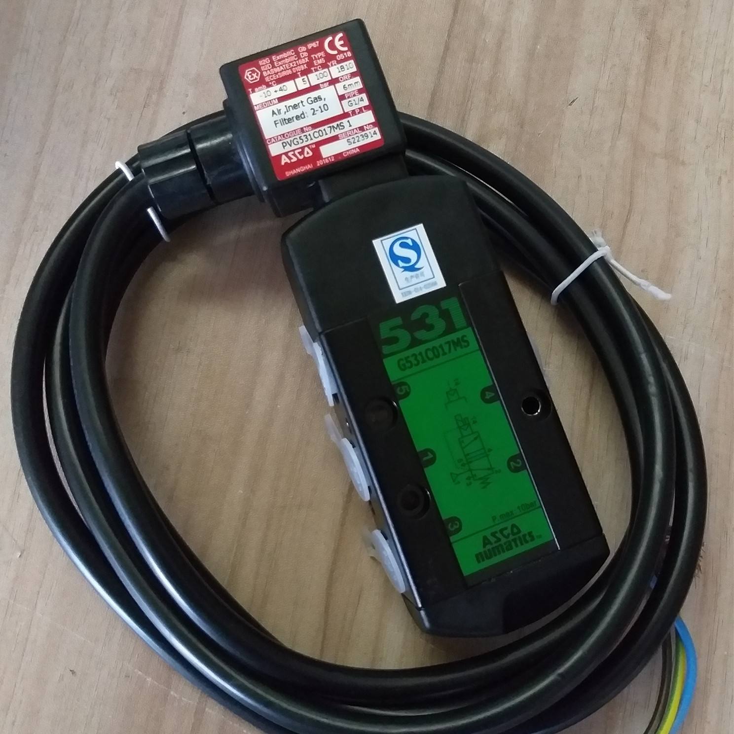 ASCO电磁阀PVG531C018MS