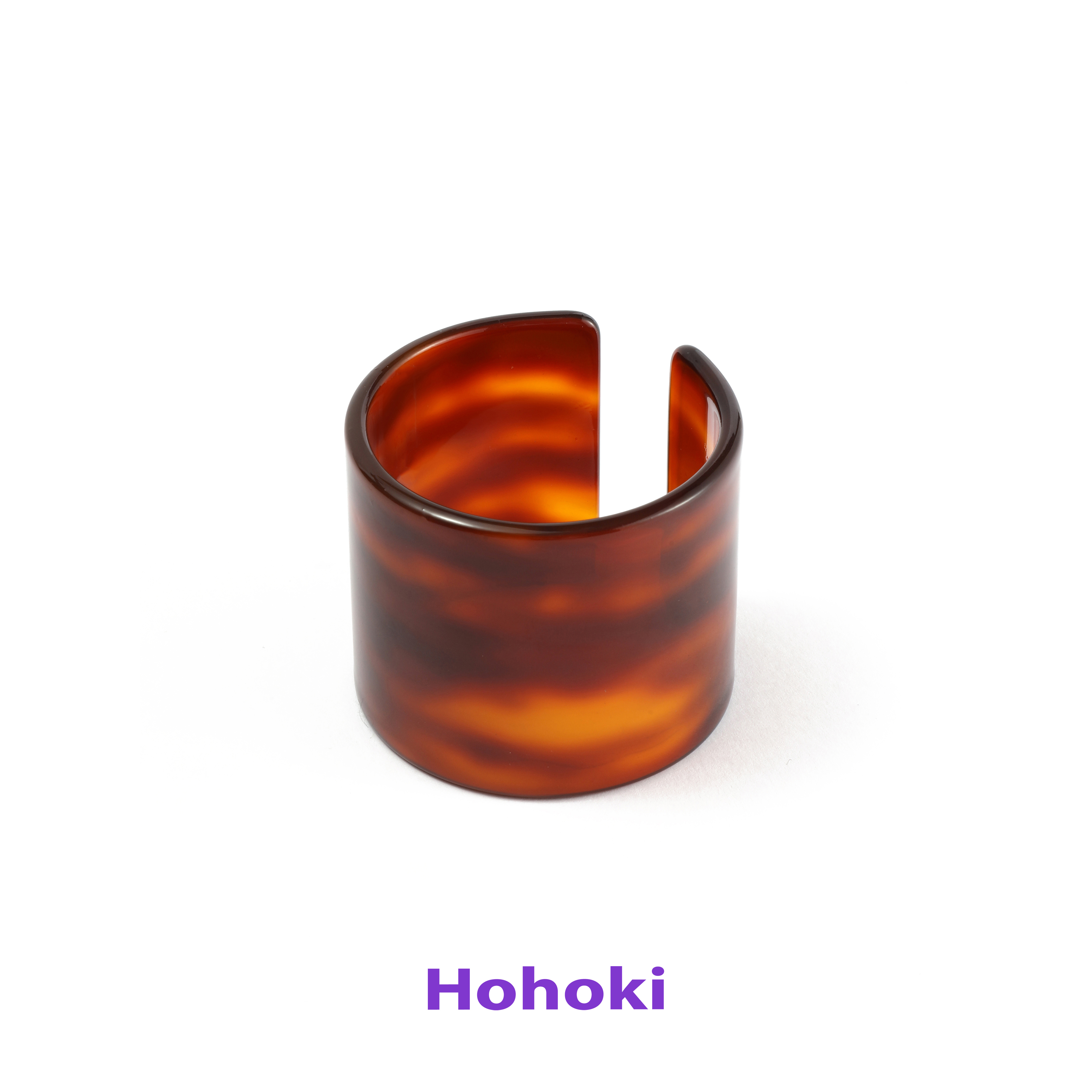 HOHOKI原创设计复古宽边手镯
