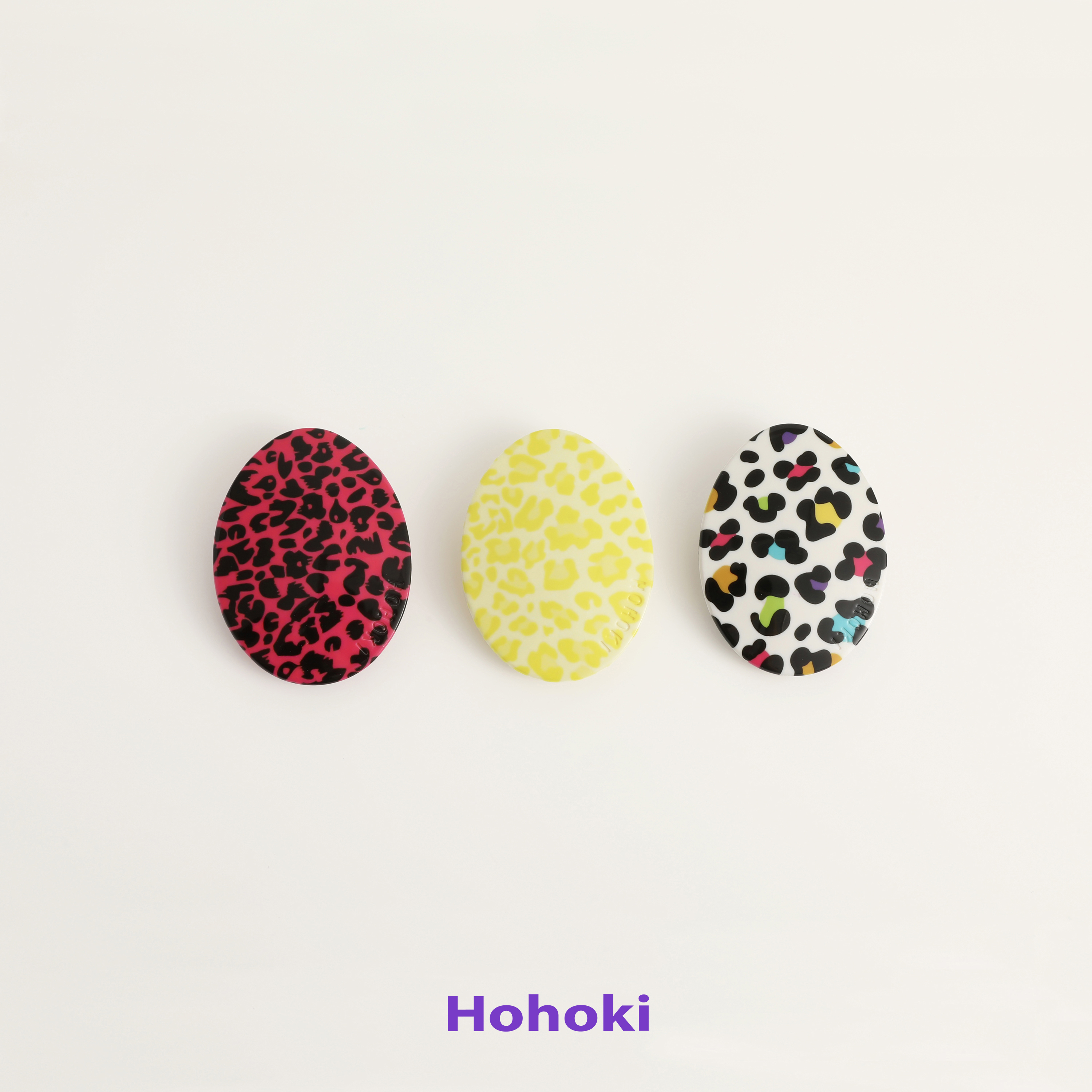 HOHOKI原创设计豹纹小众可爱发夹