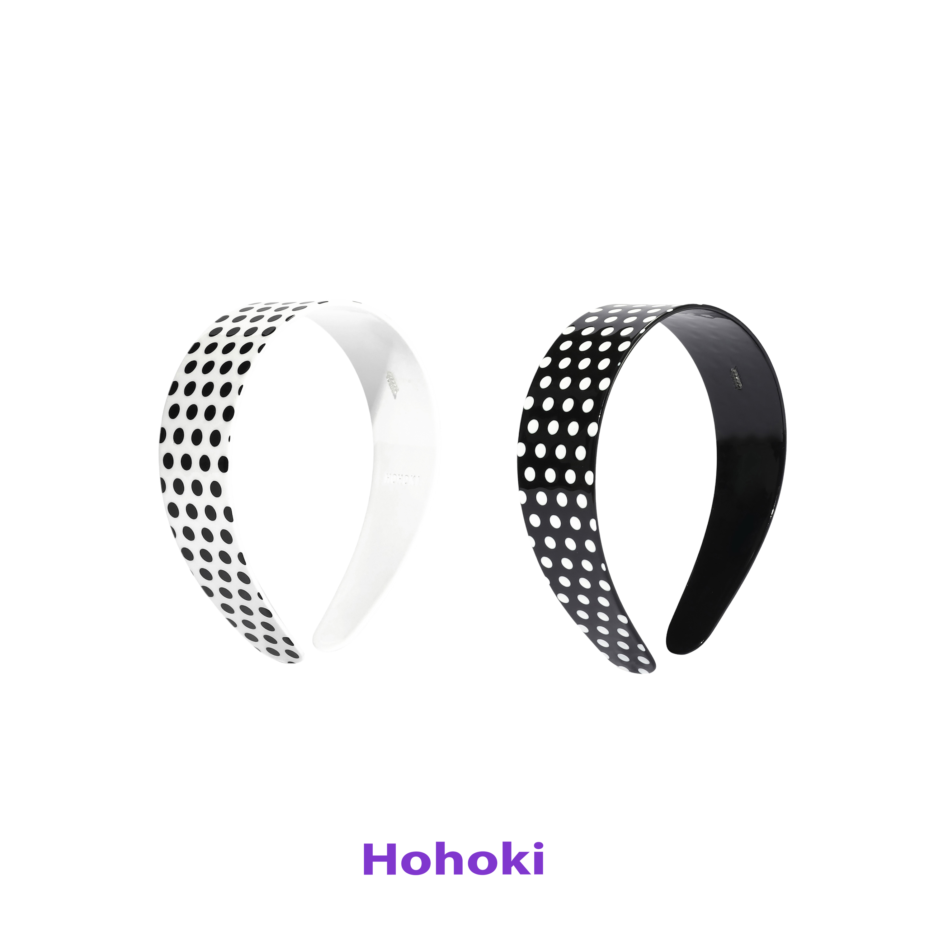 HOHOKI原创设计波点宽版发箍