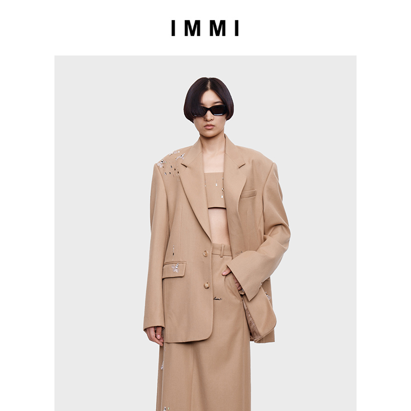 22秋冬新品斜纹精纺羊毛西装