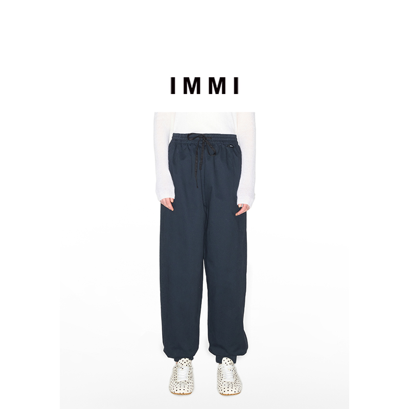 【IMMI】秋季新品斜纹棉布收脚长裤MWDFWWPT0957X