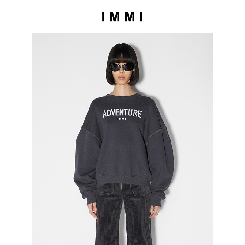 24春夏新品SLOGAN印花卫衣