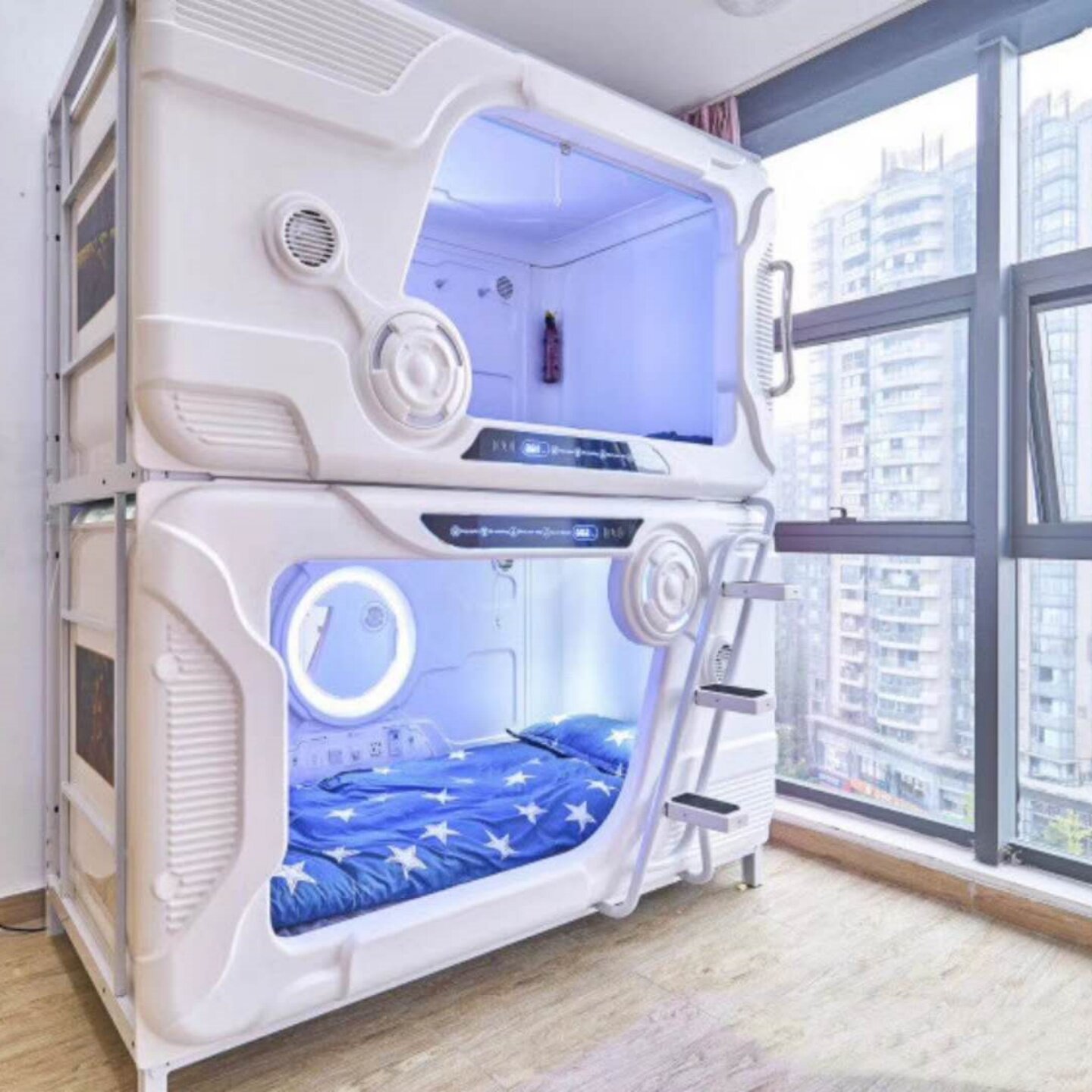阳航单人睡眠舱太空舱胶囊床机场酒店民宿旅馆办公家用休息舱商用