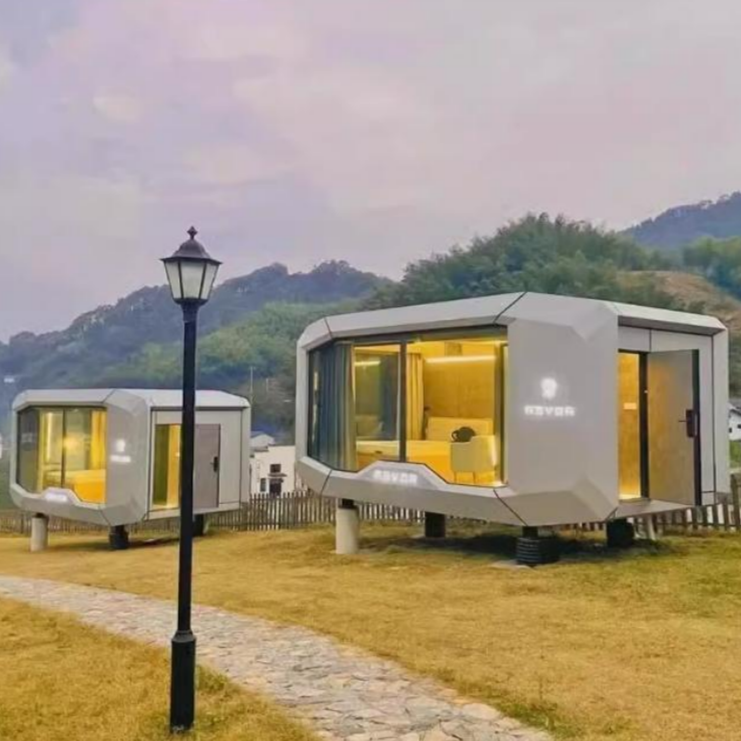 container house capsule home capsule house mobile exterior