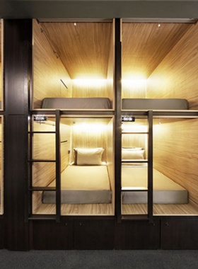 capsule bunk bed hotel bed sleep pod nap pod capsule hotel