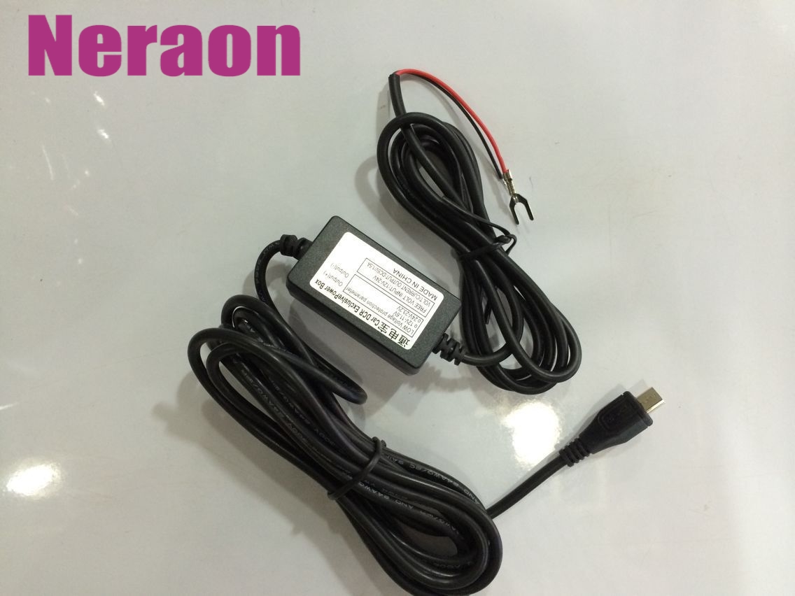 8-40V降压线 转5V 汽车行车记录仪监控电源线 记录仪通电宝降压线