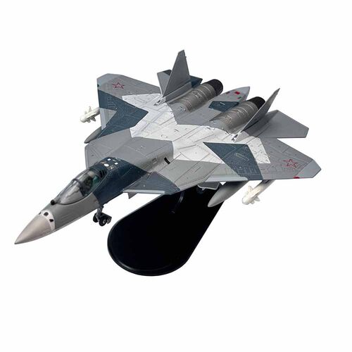 1/100 俄罗斯SU57苏57隐形战斗机弹舱互换成品合金飞机静态模型