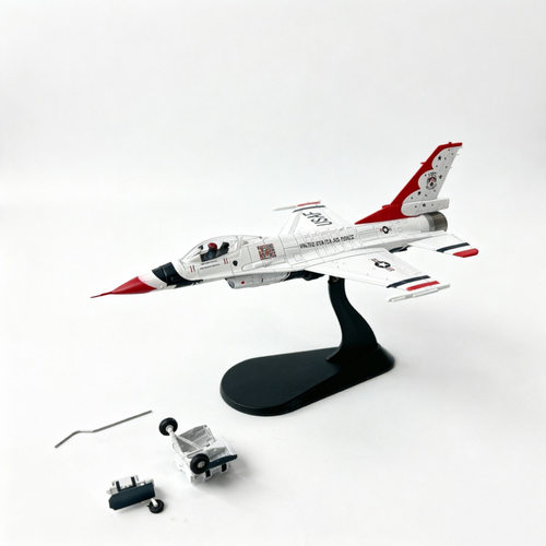 1/72美国F-16C雷鸟飞行表演队F16战斗机合金成品飞机仿真模型摆件