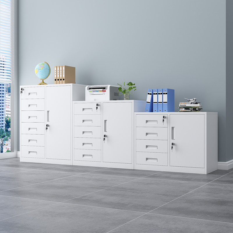 文件柜铁皮矮柜办公室储物柜移门移动打印机柜带锁桌下活动收纳柜,商业/办公家具,文件柜,淘宝优惠券,粉丝福利购,淘宝优惠卷