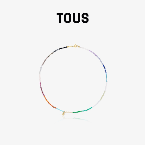 新品多彩宝石项链TOUS/桃丝熊