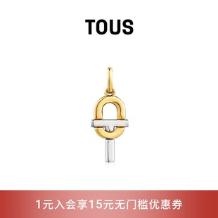 TOUS 桃絲熊MANIFESTO系列銀鍍18K金吊墜 新品